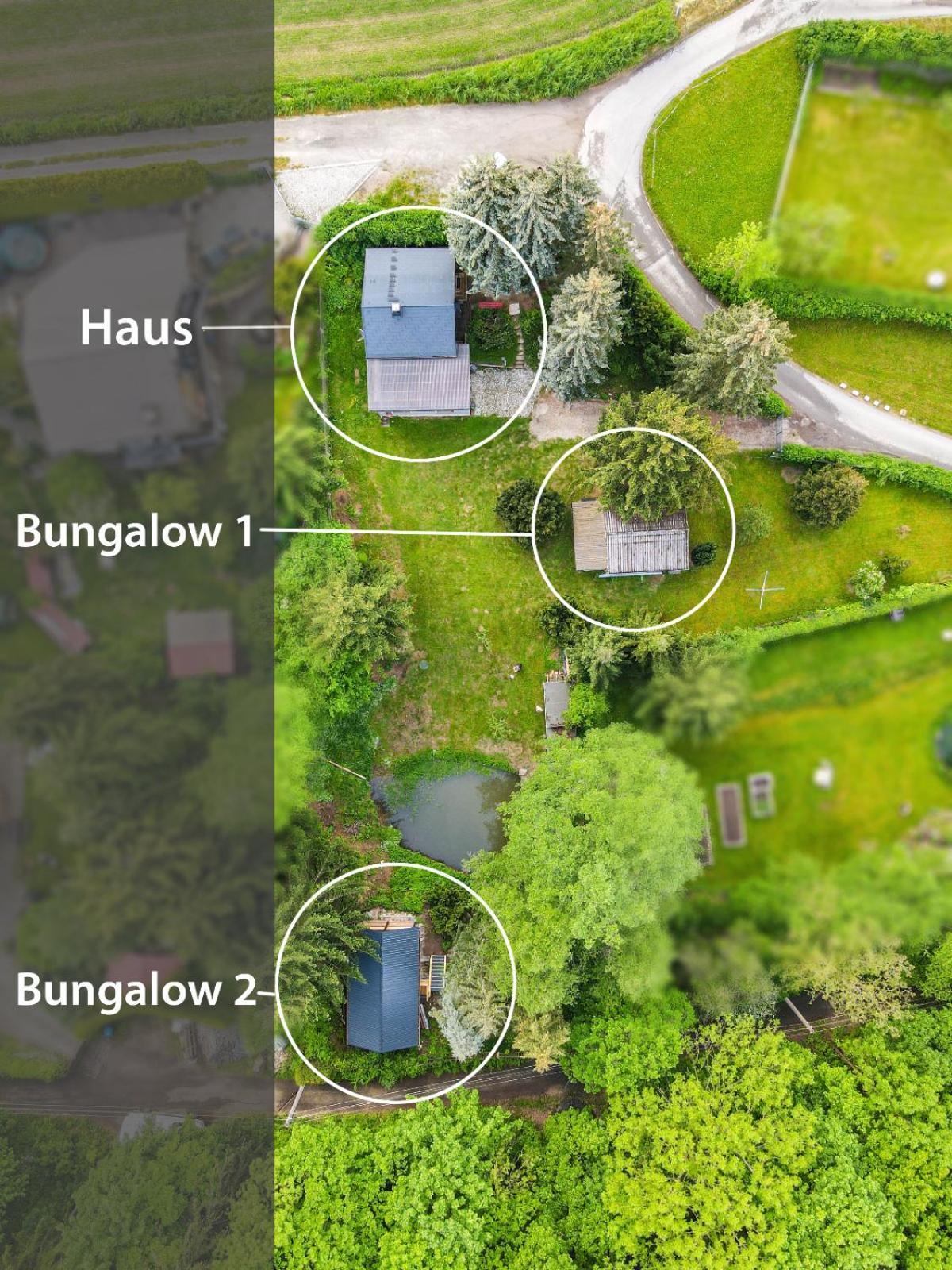 Waldfrieden Bungalow Garnsdorf Extérieur photo